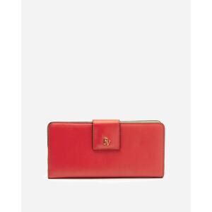 Frances Valentine Slim Soft Nappa Wallet ~ Red